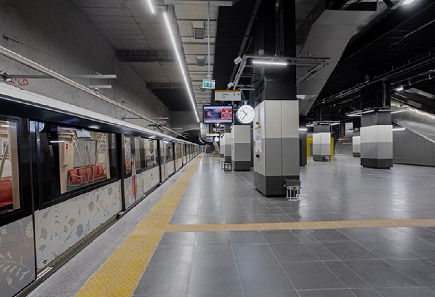 Ataköy–İkitelli peron