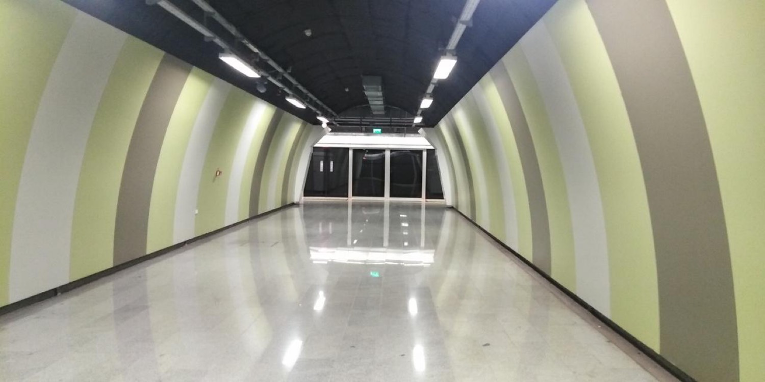 M7 istasyon geçiş koridoru kaplaması